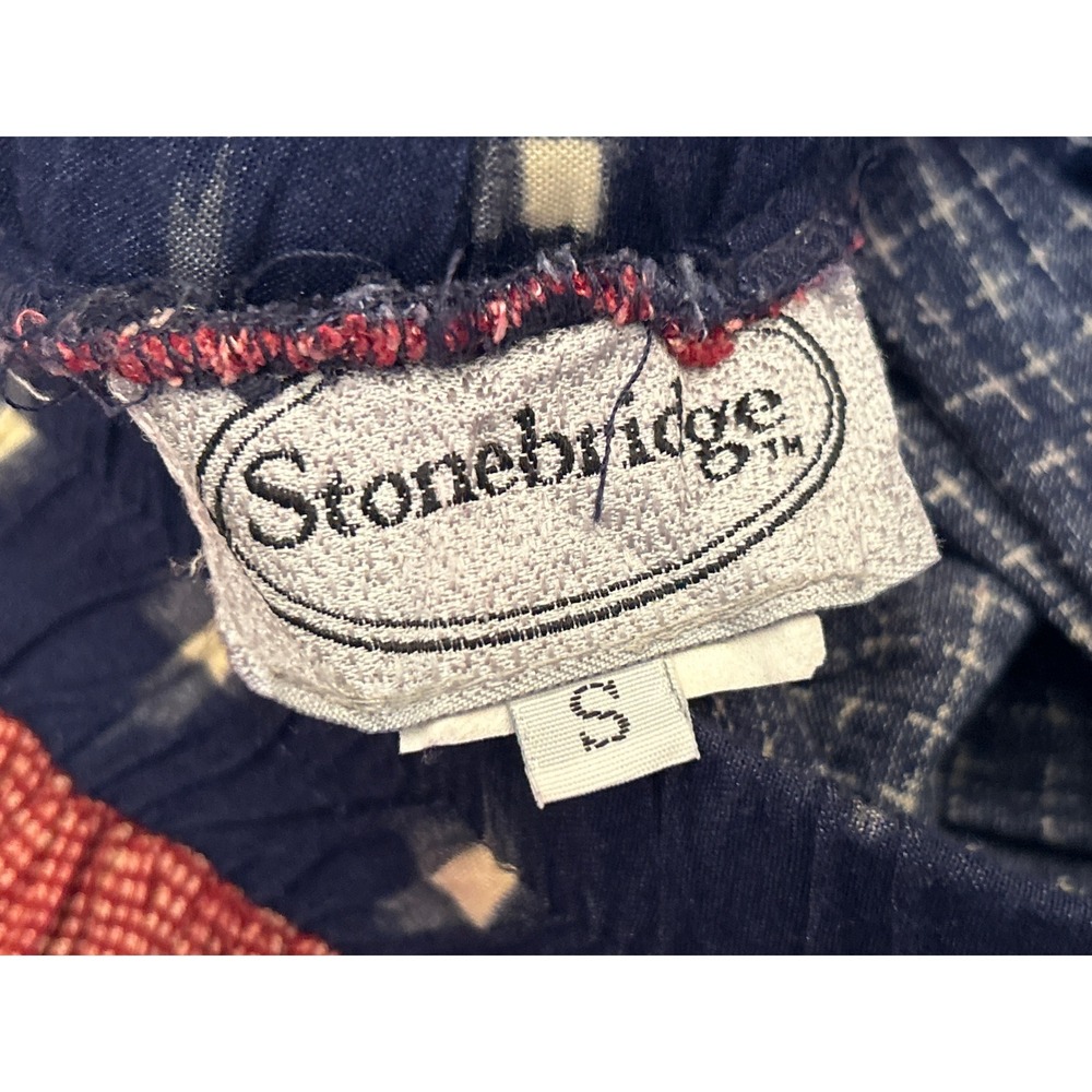 Vintage Stonebridge Patchwork Prairie Tiered Maxi… - image 4